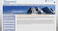 Desktop Screenshot of advantagesourcingservices.com.au